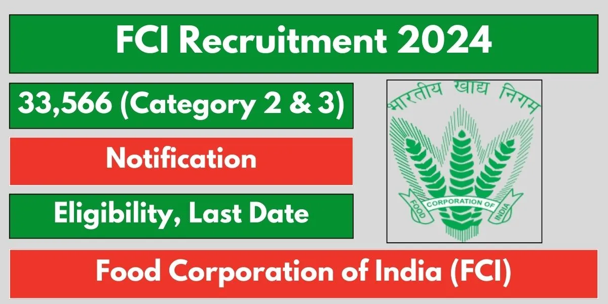 FCI Recruitment 2024